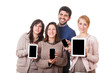 Group of Friends with Digital Devices