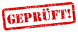 Geprüft Stempel  #130122-svg01