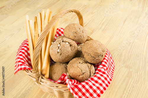 Photo: Traditional bread basket Traditional bread basket