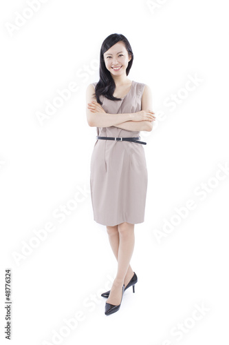 Photo: 腕組みする女性 腕組みする女性