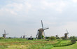 Windmill in Kinderdijk (Holland)  Unesco World heritage site