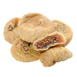 Dried Figs Isolated on White Background