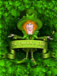 Background Santa Patrick Day