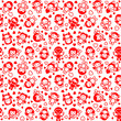 Festive background, wrapping paper, red icons