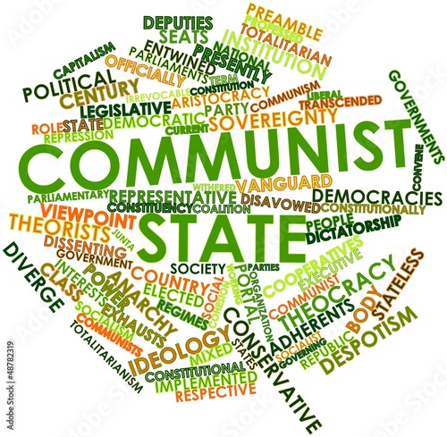 Illustration: Word cloud for Communist state Word cloud for Communist state