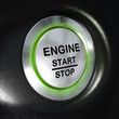 Illustration: Engine Start and Stop Button, Automobile Starter Engine Start and Stop Button, Automobile Starter