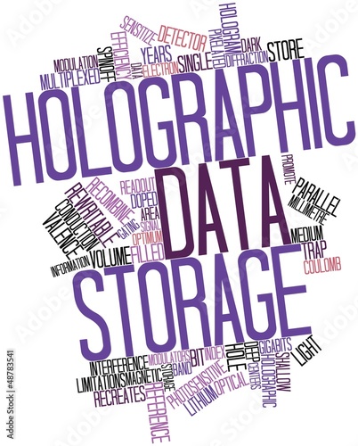 Illustration: Word cloud for Holographic data storage Word cloud for Holographic data storage