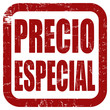 Grunge Stempel rot quad PRECIO ESPECIAL