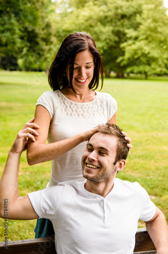 Photo: Carefree youth - young couple in love Carefree youth - young couple in love