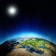 Europe sunrise