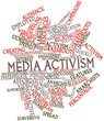 Word cloud for Media activism