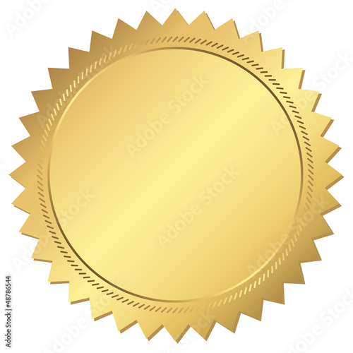 Vector: Zertifikat GOLD Zertifikat GOLD