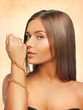 beautiful woman with necklace