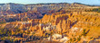beautiful landscape in Bryce Canyon with magnificent Stone forma