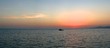Закат над Черным морем. Панорама.