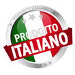 Button mit Banner "PRODOTTO ITALIANO"