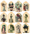 12 vintage fashion models