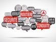 nuage de mots bulles : sécurité routière