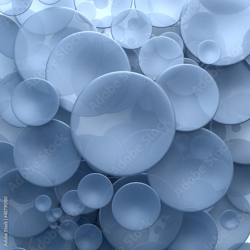Illustration: Blue transparent disk background Blue transparent disk background