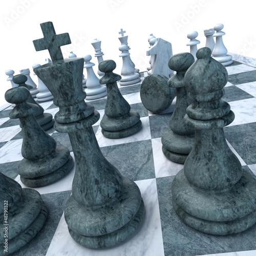 Illustration: Chess game Chess game