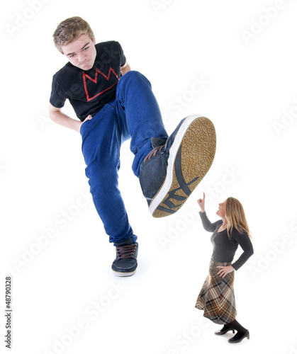 Photo: Mutter – Sohn Konflikt Mutter – Sohn Konflikt