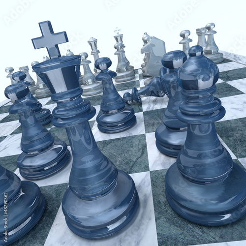 Illustration: Chess game Chess game