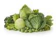 Assortment of fresh cabbages