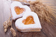 heart shape biscuit