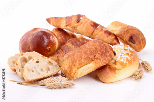 Photo: isolated assortment of pastries isolated assortment of pastries