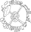 Earth glabal city 3