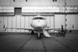 ladder in a private jet