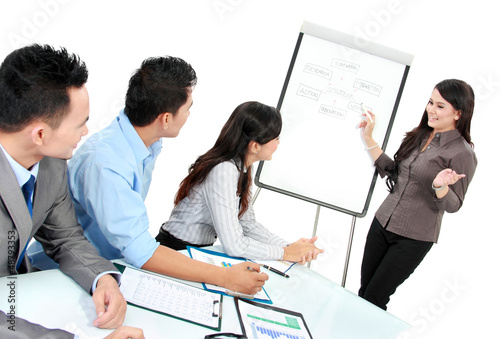 Photo: presentation in meeting presentation in meeting