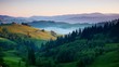 Video: Majestic sunset in the mountains landscape. Carpathian, Ukraine. Majestic sunset in the mountains landscape. Carpathian, Ukraine.