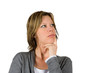 Woman thinking