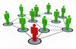 3d social network