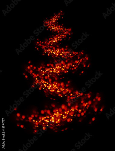 Photo: Abstract Christmas light background Abstract Christmas light background