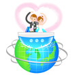 Man and Woman the Love a honeymoon. A couple of Love Character D