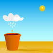 Vector: flowerpot vector illustration flowerpot vector illustration