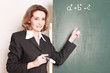 freundliche Lehrerin