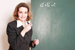freundliche Lehrerin