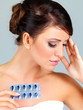 Woman with a bad headache