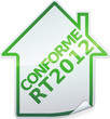 Sticker des bâtiments conforme RT 2012 (détouré)
