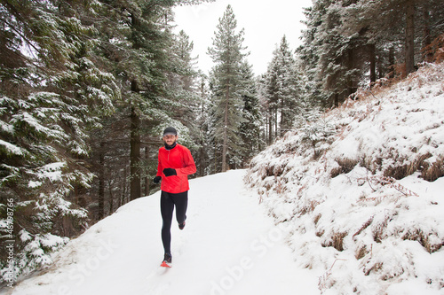 Photo: Winter Cross-country Running Winter Cross-country Running