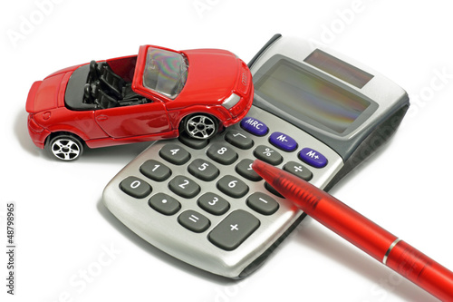 Photo: taschenrechner mit auto taschenrechner mit auto