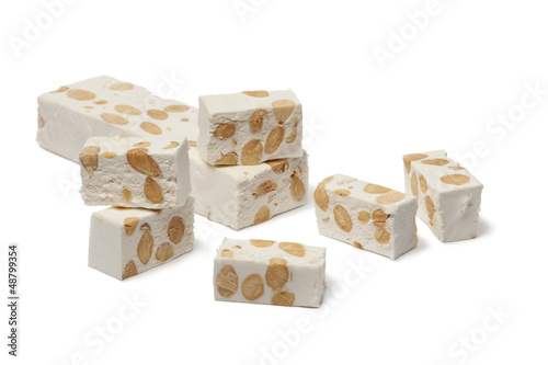 Photo: Nougat with almonds and pistachio nuts Nougat with almonds and pistachio nuts