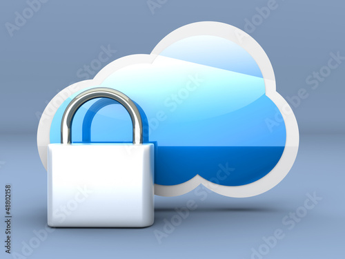Illustration: Sichere Cloud Sichere Cloud