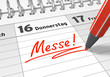 Terminkalender: Messe