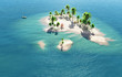 Illustration: Tropical island Tropical island