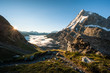 Matterhorn from Schoenbiel mountain hut