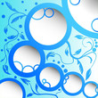 blue background